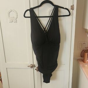 Black Strappy Swimsuit